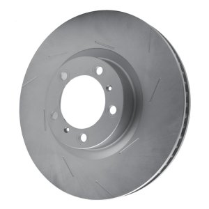 Porsche Panamera Brake Rotor (1) - Right Front - R1 Concepts - Hi-Carbon Alloy GEOMET - Slotted - `10-`23